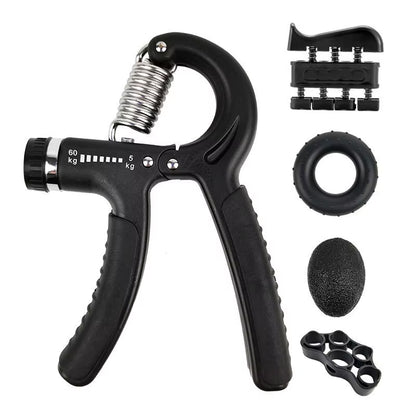 Adjustable Finger and Forearm Strengthening Kit - Improve Grip Strength and Flexibility with Resistance Hand Grippers