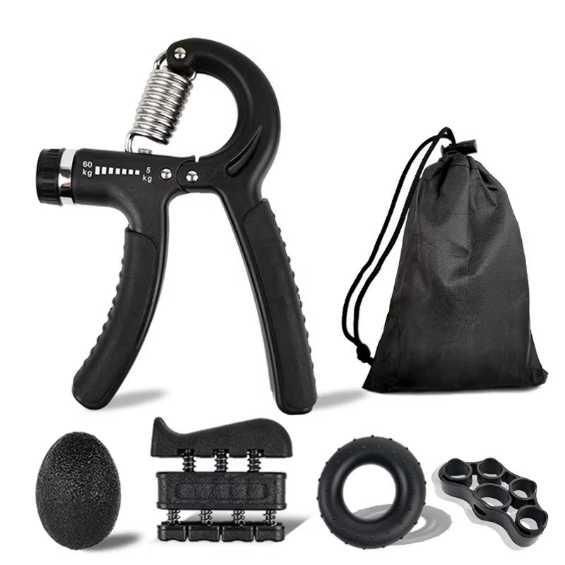 Adjustable Finger and Forearm Strengthening Kit - Improve Grip Strength and Flexibility with Resistance Hand Grippers