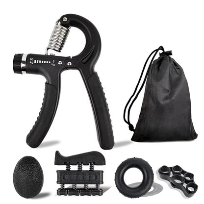 Adjustable Finger and Forearm Strengthening Kit - Improve Grip Strength and Flexibility with Resistance Hand Grippers