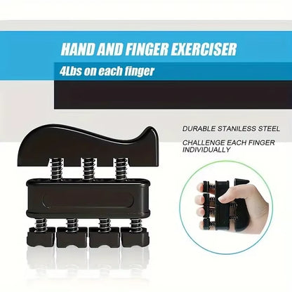 Adjustable Finger and Forearm Strengthening Kit - Improve Grip Strength and Flexibility with Resistance Hand Grippers